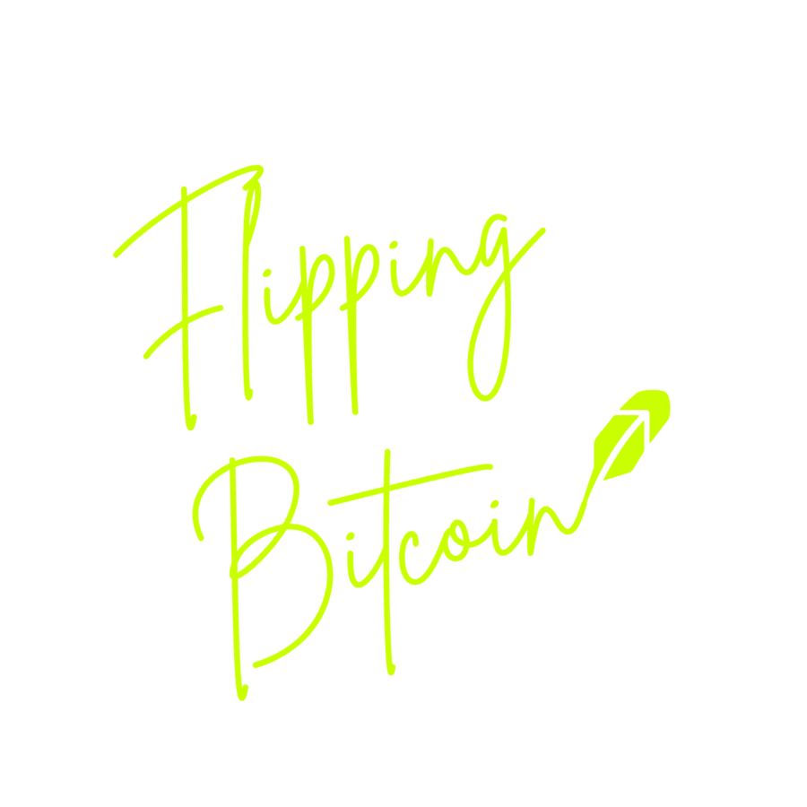 Flipping Bitcoin, ending in a feather